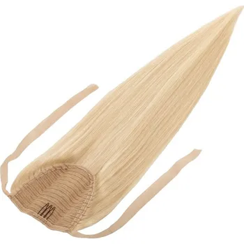 Příčesek Clip In culík Premium 60 cm – blond, 100% pravé vlasy, 120 g