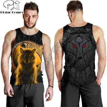 Tílko s 3D potiskem CS1116 Vlk wolf Velikost: 4XL, Barva (Varianta): Vest