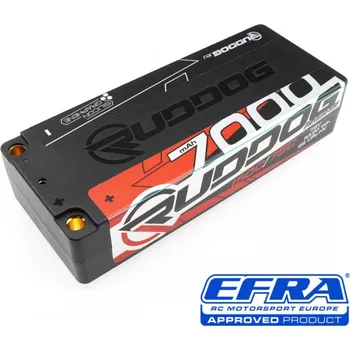 RC model letadla RUDDOG Racing 7000mAh 150C/75C 7.6V 113mm Mid Short Stick Pack LiPo-HV Battery