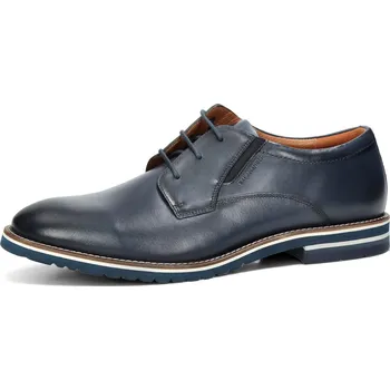 Pánské polobotky Salamander pánské kožené polobotky - tmavomodré - E11AS6011100-4100-DARKBLUE