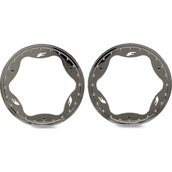 RC náhradní díl Traxxas beadlock kroužek 3.5" přední chromovaný (2)