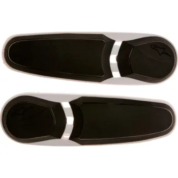 Moto obuv slidery špičky pro boty SMX PLUS model 2013/14, ALPINESTARS (bílé/černé, pár) 25SLISMX13-21-TU