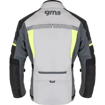 Moto bunda 3v1 Cestovní bunda GMS EVEREST ZG55010 šedo-černo-žlutá M ZG55010-835-M