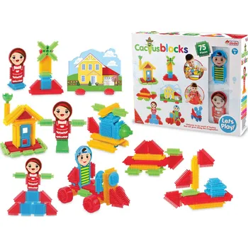 ostatní stavebnice Bino Stavebnice Kaktus 75 ks