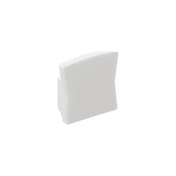 LED lišta GTV Čtvercové víčko pro LED profil GLAX Mini s přírubou vysoce bíle lakova