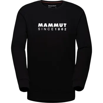 Pánská mikina Mammut Core ML Crew Neck Logo Men Barva: Černá, Velikost: M