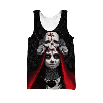 Tílko s 3D potiskem CS1117 Smrt s kosou Velikost: M, Barva (Varianta): vesta 11