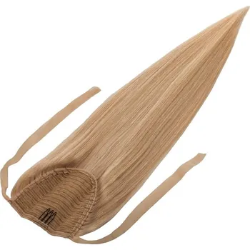 Příčesek Clip in culík Premium 50 cm / 80 g - přírodní tmavá blond