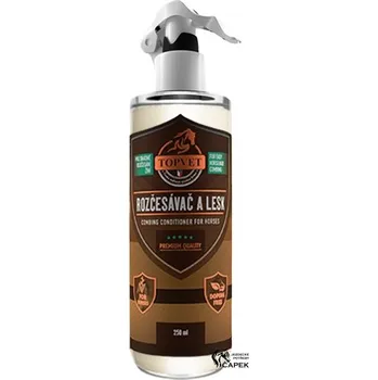 Kosmetika pro koně Lesk a rozčesávač Topvet -PREMIUM- - 500ml