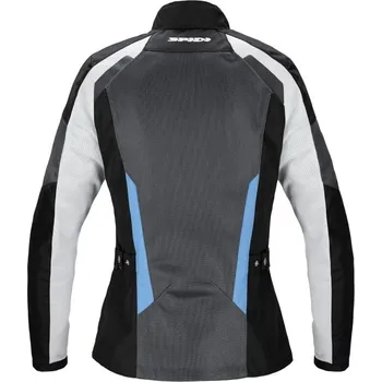 Moto bunda bunda TEK NET LADY, SPIDI, dámská (černá/šedá/modrá, vel. L) (Velikost: XS) T313-302