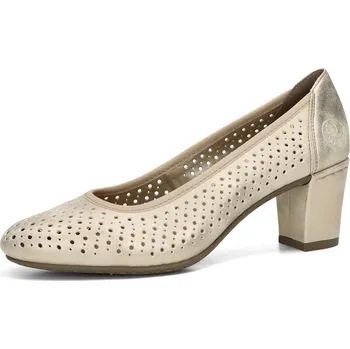 Dámské lodičky Rieker 41057-60-MUSCHEL Béžovo zlaté 37