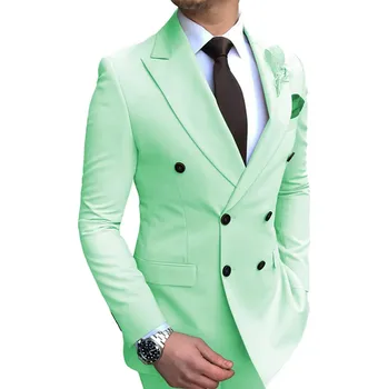 Pánské sako Pánské svatební sako groom Barva: Mátová, Velikost: XL