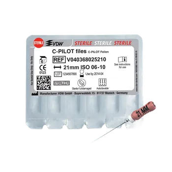 Sada nářadí C-Pilot Files VDW 21mm/10 fialové