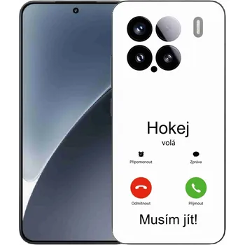 Pouzdro na mobilní telefon Gelový kryt mmCase na Xiaomi 15 - hokej volá bílé pozadí