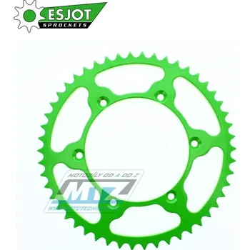Řetězová sada pro motocykl Rozeta ocelová (převodník) 0460-51zubů ESJOT ULTRALIGHT 50-32024-51-LG Offroad (zelená) - Kawasaki KX125+KX250+KX500+KXF250+KXF450+KDX175+KDX200+KDX220R+KDX250 +KLX250R+KLX250 D-Tracker+KLX250+KLX250S 95-0460-51-LG