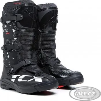 Moto obuv Dětské moto boty TCX COMP KID černo/bílé 2021 (Velikost: 34) MCF_14069