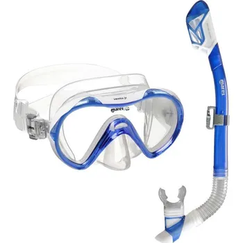Potápěčská maska Maska + Suchý Šnorchl - Mares VENTO JR DRY Combo - Dětský Modrá