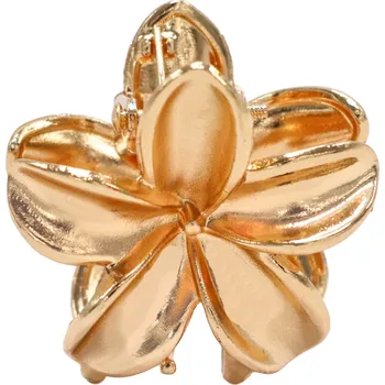 Malý kovový skřipec - kytka Barva: zlatá