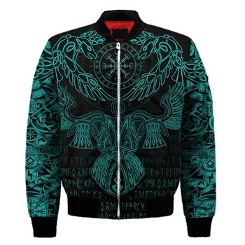 Pánská softshellová bunda Bomber bunda na zip Muninn Raven of Tattoo Velikost: M, Barva (Varianta): barva 7