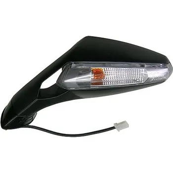 Zrcátko pro motocykl zpětné zrcátko s blikačem (rozteč zavitů 34 mm), Q-TECH, L FP-262 LH