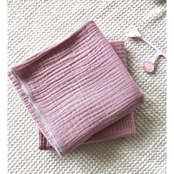 látková plena Woolberry mušelínová plena 70x70 cm Starorůžová