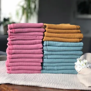 látková plena Woolberry mušelínová plena 60x60 cm Khaki