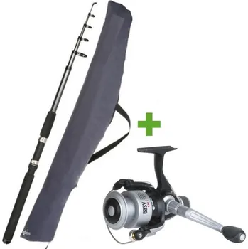 Rybářský prut Albastar Dětský Set Prut 1,8m+ Obal + Naviják