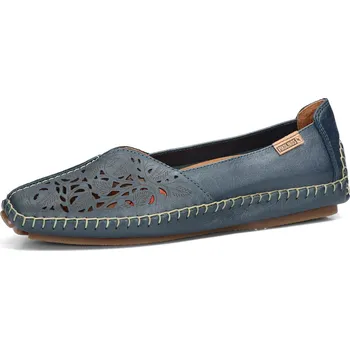 Dámské polobotky Pikolinos dámské kožené polobotky - tmavomodré