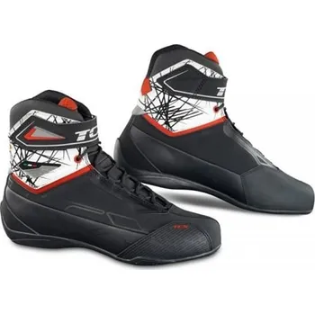 Moto obuv Moto boty TCX RUSH 2 WP černo/bílo/červené (Velikost: 43) MCF_14323