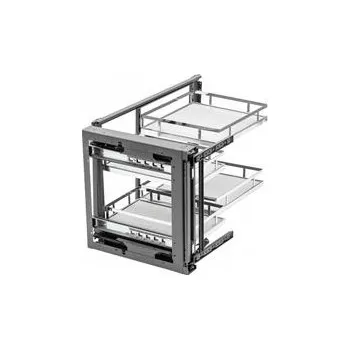 Kuchyňská skříňka GTV Roh sklopný MovixPro pro skříňku 450 mm, chrom