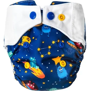 látková plena Mommy Mouse AIO Newborn na SZ - Monsters
