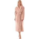 Dámský dlouhý savý župan se šálovým límcem TAMPA oříšková - S