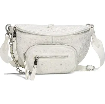 Kabelka Steve Madden dámská stylová ledvinka bílá