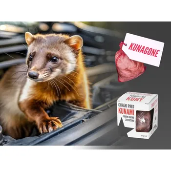 Odpuzovač zvířat Jedinečný pachový odpuzovač kun a jiné divoké zvěře, repelent na kuny - DVOJBALENÍ| Deminas