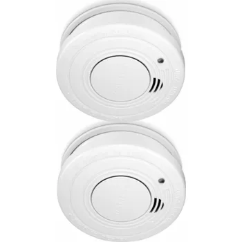 Cizojazyčná kniha Alecto Rauchmelder mit 5 Jahren Batterielaufzeit, 2er-Pack