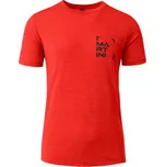 Pánské turistické funkční tričko Martini Sportswear TREKTECH - červená XL