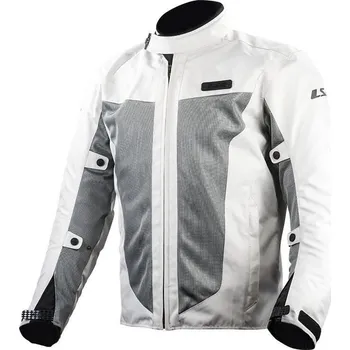 Moto bunda LS2 PREDATOR MAN JACKET LIGHT GREY (6200J4108) (Velikost: 3XL) 6200J4108-MASTER