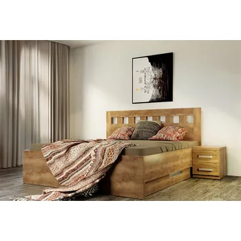 Ložnice AHORN CZ, s.r.o. Dvoulůžková postel Volterra s úložným prostorem ROZMĚR: 140 x 210 cm - ATYP