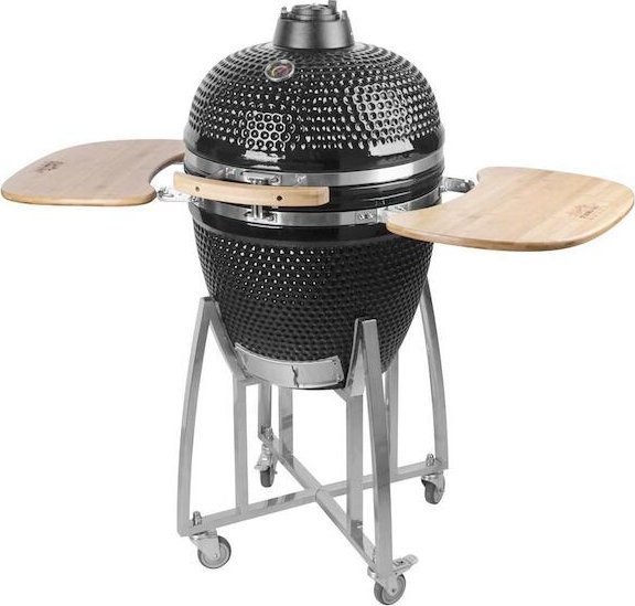 Strend Pro Grill 2212372 Gril Strend Pro Kamado Egg 21", průměr 46,7 cm, výška grilu 91 cm, černý, 130x73x122 cm