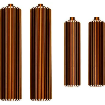 RC náhradní díl Traxxas nádržka tlumiče hliníková oranžová (sada)