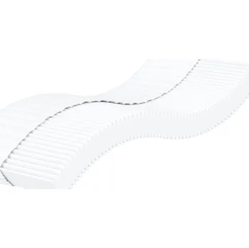 Matrace vidaXL Pěnová matrace bílá 90 x 200 cm tvrdost H2 H3