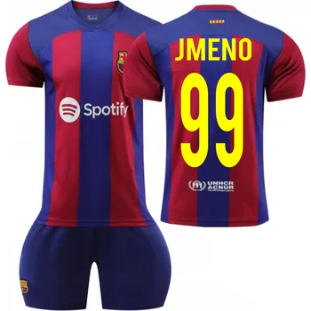 Fotbalový komplet FC Barcelona s vlastním potiskem velikosti: 128 cm (4-6 let)