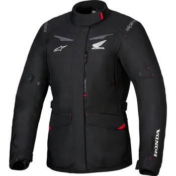 Moto bunda ALPINESTARS bunda STELLA ST-1 WATERPROOF HONDA kolekce dámská černá/červená 2025 - S