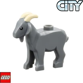 Stavebnice LEGO LEGO® Zvířátka LEGO Koza / Tmavě Šedá / 2024 95341pb03
