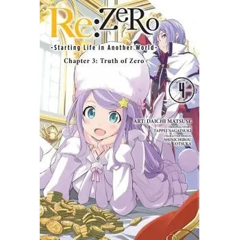 Re:ZERO -Starting Life in Another World-, Chapter 3: Truth of Zero, Vol. 4 (manga) - Quintessenza, Anthony a Matsuse, Daichi a Bourque, Jeremiah a Otsuka, Shinichirou a Nagatsuki, Tappei