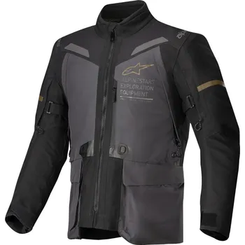 Moto bunda ALPINESTARS bunda ST-7 GORE-TEX šedá/černá/tmavá khaki 2025 - L