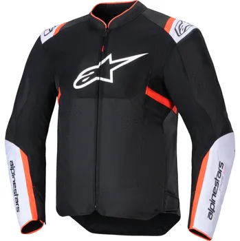 Moto bunda ALPINESTARS bunda T-SPS AIR V2 černá/bílá/červená fluo 2025 - 3XL