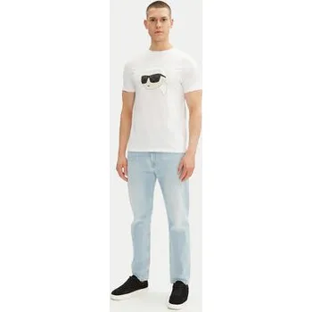 Pánské tričko KARL LAGERFELD T-Shirt 755073 552251 Bílá Regular Fit 3XL