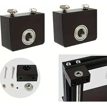Příslušenství k 3D tiskárně Držák ložiska osy Z se šroubem (Držák ložiska osy Z se šroubem pro 3D tiskárnu)