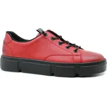 RIEKER N5903-33 red, dámské polobotky vel.43